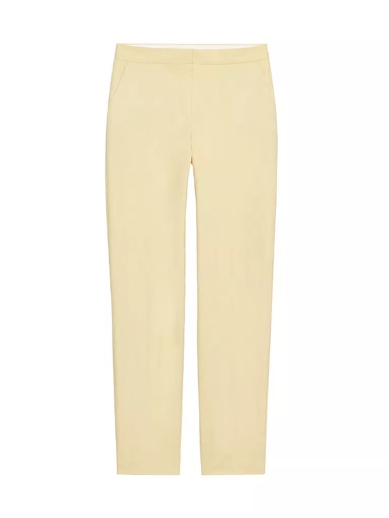 Zara Pants - Zara Pale Cream Straight-Leg Trousers